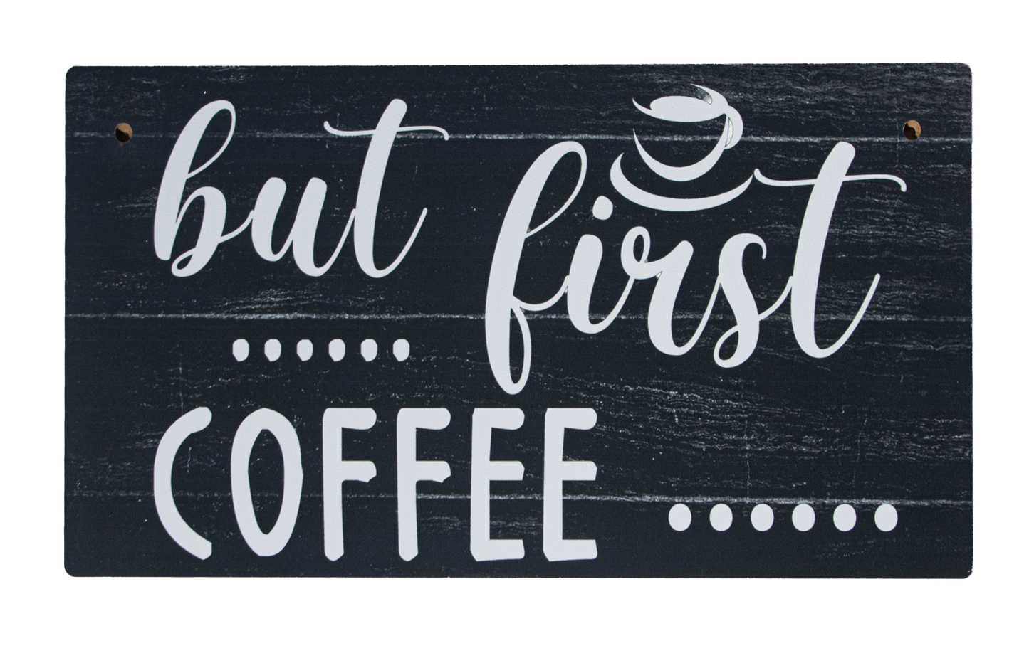 Wooden Coffee-Themed Sign