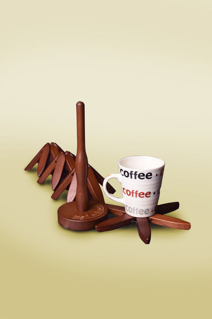 Wooden Coaster "Te3it el so5on"